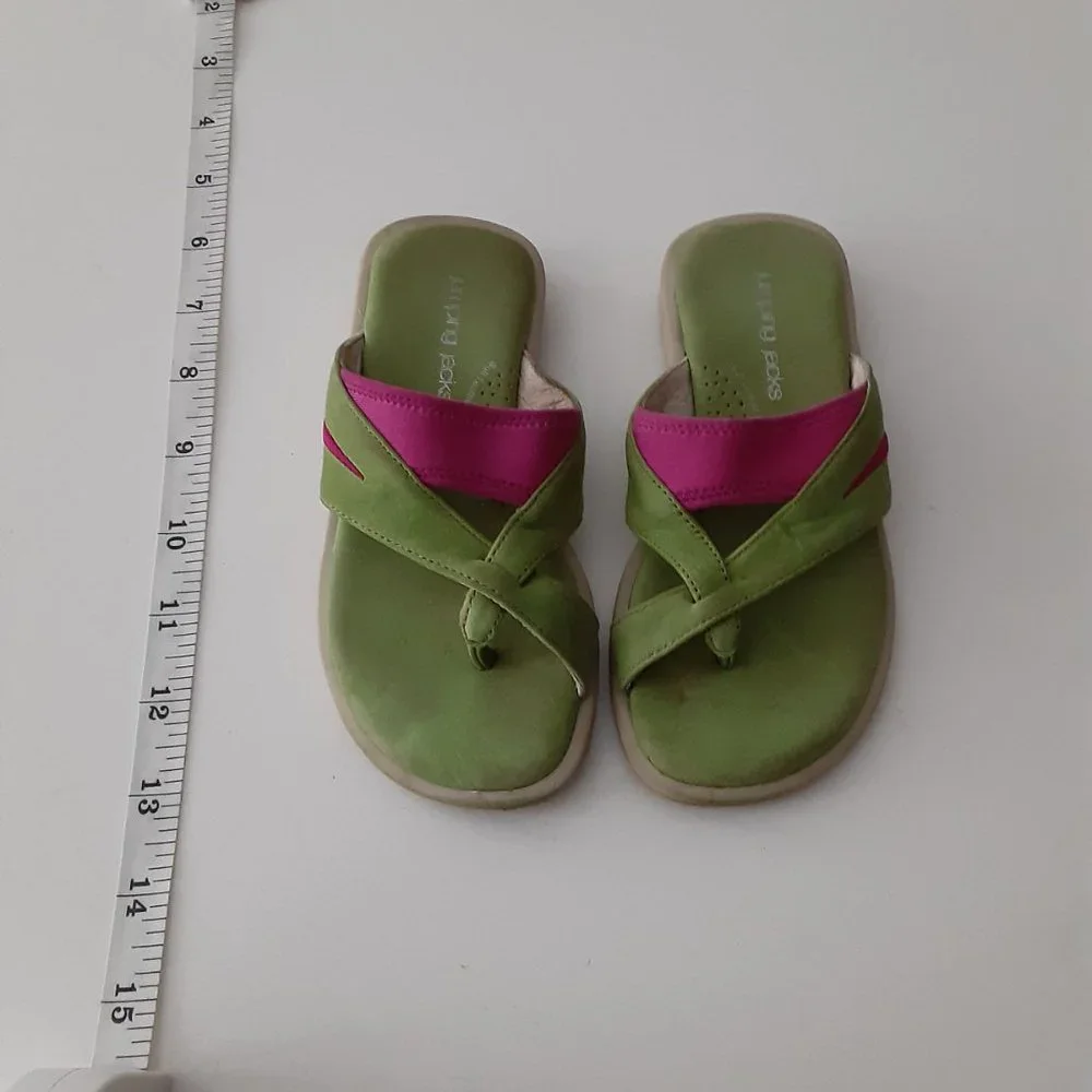 Jumping Jacks suede sandals toddler girls size 10
